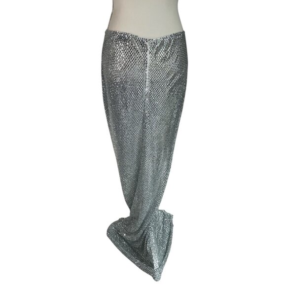 The New Arrivals by Ilkyaz Ozel Zada Skirt in Elmas 34 Womens Crystal Maxi - Picture 10 of 17